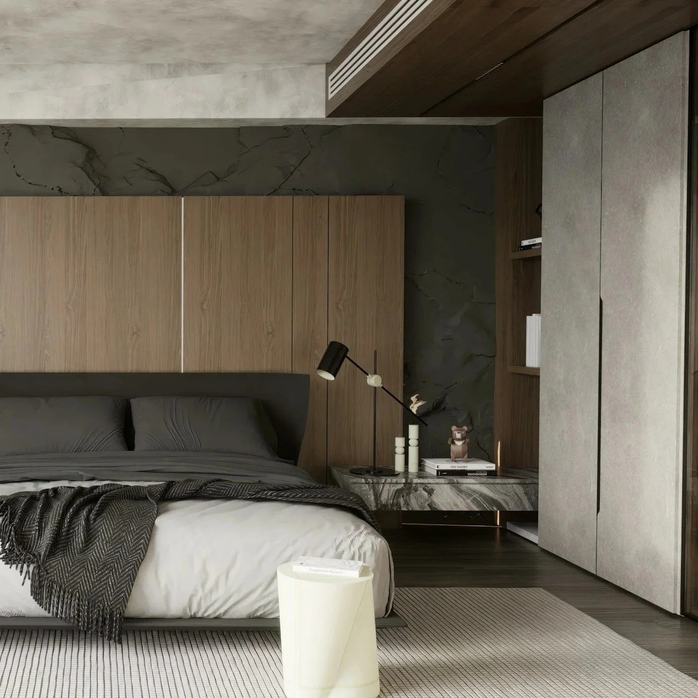 Divine Rentals — luxury furnished bedroom in Sacramento
